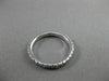 ESTATE .60CT DIAMOND 14KT WHITE GOLD ROUND STONE ETERNITY ENGAGEMENT RING #21626