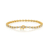 5.0CT DIAMOND 14KT YELLOW GOLD 3D CLASSIC ROUND 4 PRONG ETERNITY TENNIS BRACELET