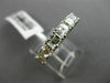 ESTATE 2.16CT ASHER CUT DIAMOND 18KT WHITE GOLD 7 STONE WEDDING ANNIVERSARY RING