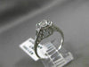 ANTIQUE .35CT OLD MINE DIAMOND 18KT WHITE GOLD FILIGREE ENGAGEMENT RING #21350