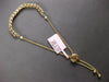 3.23CT DIAMOND 14K YELLOW GOLD 3D ROUND SEMI ETERNITY ADJUSTABLE TENNIS BRACELET