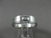 ESTATE WIDE 0.14CTW DIAMOND 14KT WHITE GOLD 4 STONE ETOLIE MENS RING #14553