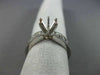 ESTATE .90CT DIAMOND 14KT WHITE GOLD CLASSIC 6 PRONG SEMI MOUNT ENGAGEMENT RING