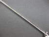ESTATE .95CT DIAMOND 14KT WHITE GOLD CLASSIC ROUND CHANNEL PRONG TENNIS BRACELET