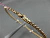 ESTATE .35CT DIAMOND 14KT WHITE & ROSE GOLD PAST PRESENT FUTURE BANGLE BRACELET