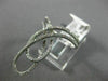ESTATE LARGE .37CT DIAMOND 14KT WHITE GOLD 3D INFINITY LOVE KNOT LOVE FUN RING
