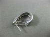 ESTATE WIDE .35CT DIAMOND 14KT WHITE GOLD PRINCESS CUT UMBRELLA CLIP ON EARRINGS