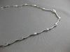 ESTATE FANCY 1.44CTW DIAMOND BY THE YARD 14KT WHITE GOLD STATION NECKLACE #2044