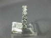 ESTATE 1.0CT DIAMOND 14KT WHITE GOLD SHARE PRONG SEMI ETERNITY ANNIVERSARY RING