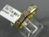 ESTATE .97CT PRINCESS DIAMOND 14KT YELLOW GOLD CHANNEL WEDDING ANNIVERSARY RING