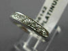 ANTIQUE .50CT OLD MINE DIAMOND PLATINUM CLASSIC WEDDING ANNIVERSARY RING #6142