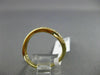 ESTATE .29CT DIAMOND 18K YELLOW GOLD 3D DOUBLE ROW WAVE WEDDING ANNIVERSARY RING
