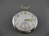 AUTHENTIC 18KT WHITE & YELLOW GOLD WORKING SWISS POCKET WATCH 18 JEWELS #20974