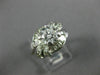 ANTIQUE WIDE 1.59CT DIAMOND PLATINUM 3D ROUND & BAGUETTE ENGAGEMENT RING #26657