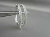 ESTATE 1.0CT DIAMOND HOOP EARRINGS 14K WHITE GOLD 30mm SIMPLY BEAUTIFUL!!!!!!!!!
