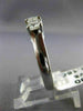 ESTATE 1.16CT DIAMOND 14KT WHITE GOLD PAST PRESENT FUTURE ENGAGEMENT RING #22152