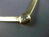 ESTATE .50CT DIAMOND 14K YELLOW GOLD 3D SOLITAIRE FANCY COIL NECKLACE #18982