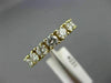 ESTATE 1.15CT DIAMOND 14KT YELLOW GOLD 3D 7 STONE WEDDING ANNIVERSARY RING #221