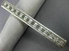 ANTIQUE LONG .50CT DIAMOND PLATINUM 3D OPEN RECTANGULAR FILIGREE PIN BROOCH