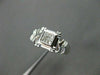 ESTATE .34CT DIAMOND PRINCESS & ROUND 18K W GOLD FRIENDSHIP PROMISE RING #15838