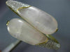 ESTATE WIDE 2.0CT DIAMOND & AAA WHITE QUARTZ 14KT YELLOW GOLD CRISS CROSS BANGLE