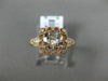 .95CT DIAMOND & AAA ROUND MORGANITE 14KT ROSE GOLD 3D FILIGREE ENGAGEMENT RING