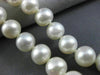 ESTATE 925 SILVER AAA SOUTH SEA PEARL 3D SINGLE STRAND FLOWER NECKLACE #25828