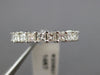 ESTATE 2.50CT PRINCESS DIAMOND 14KT WHITE GOLD SHARED PRONG ETERNITY RING #20627