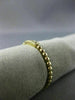 ESTATE .04CT ROUND DIAMOND 14KT YELLOW GOLD 3D 5 STONE MILGRAIN BEADED FUN RING