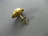 ANTIQUE 14K YELLOW GOLD HANDCRAFTED OVAL LADY CAMEO CLASSIC STUD EARRINGS #26419