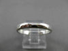 ESTATE 14KT WHITE GOLD MILGRAIN CLASSIC WEDDING ANNIVERSARY BAND RING 3mm #23246