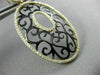 ESTATE EXTRA LARGE 1.20CT DIAMOND 14KT TWO TONE GOLD FILIGREE HANGING EARRINGS