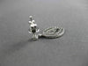 ESTATE 1.01CT ROUND DIAMOND 14KT WHITE GOLD MULTI DROP HANGING EARRINGS STUNNING