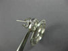 LARGE 3.23CT DIAMOND 18KT WHITE GOLD 3D MULTI CIRCULAR CLIP ON HANGING EARRINGS