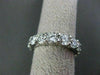 ESTATE LARGE 4.90CT DIAMOND 14KT WHITE GOLD ROUND ETERNITY RING STUNNING! #2726