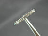 ESTATE .25CT DIAMOND 14KT WHITE GOLD CLASSIC SEVEN STONE ANNIVERSARY RING 19779