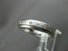 ESTATE WIDE .40CT DIAMOND 14K WHITE GOLD ROTATING ETOILE ANNIVERSARY RING #14350