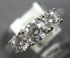 1.0CT DIAMOND 14KT WHITE GOLD CLASSIC ROUND 3 STONE LUCIDA LOVE ENGAGEMENT RING