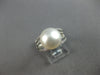 LARGE .33CT DIAMOND & AAA SOUTH SEA PEARL 18K WHITE GOLD MULTI ROW INFINITY RING