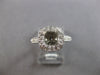 WIDE 1.35CT DIAMOND 14KT WHITE GOLD FILIGREE SEMI MOUNT ENGAGEMENT RING #28147