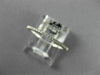 ESTATE .16CT DIAMOND 18KT WHITE GOLD 3D CLASSIC ROUND ETERNITY ANNIVERSARY RING