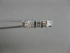 ESTATE BAGUETTE PRINCESS DIAMOND WEDDING ANNIVERSARY 14KT WHITE GOLD RING #1189