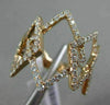 ESTATE MASSIVE .95CT DIAMOND 18KT ROSE GOLD 3D DIAMOND SHAPE SEMI ETERNITY RING