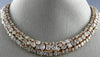 ESTATE EXTRA LARGE GIA 46.27CT PINK DIAMOND 18KT ROSE GOLD 3D ETERNITY NECKLACE