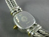 LARGE DAVID YURMAN 18K YELLOW GOLD & 925 STERLING SILVER MABE PEARL WATCH #26600