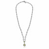 ESTATE 2.58CT WHITE & FANCY DIAMOND 18K 2 TONE GOLD 3D TEAR DROP LARIAT NECKLACE