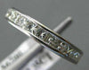 ESTATE 2.35CT PRINCESS DIAMOND 14K WHITE GOLD 3D ETERNITY ANNIVERSARY RING #1350