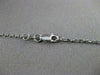 ESTATE 1.16CT DIAMOND 14KT WHITE GOLD DIAMOND BY THE YARD NECKLACE AMAZING #381