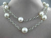 ESTATE EXTRA LONG 14KT WHITE GOLD 3D AAA SOUTH SEA PEARL BY THE YARD NECKLACE
