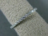 ESTATE .63CT ROUND DIAMOND 14K WHITE GOLD SHARED PRONG ETERNITY BAND RING #22354
